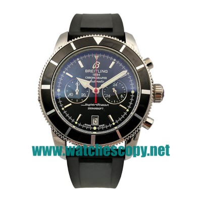 UK AAA Quality Breitling Superocean Heritage A23370 Fake Watches With Black Dials For Sale