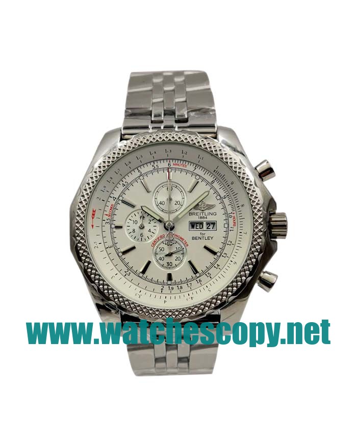 UK Top Quality Breitling Bentley GT A13362 Replica Watches With Silver Dials For Men